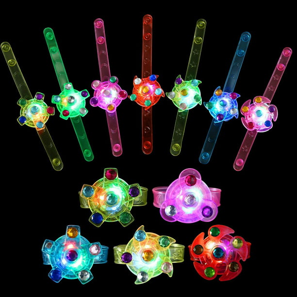 30 Pack Glow Bracelets 6 Color LED Bracelets for Kids and Adults in The Dark New Year Party Supplies Favors Christmas Party LED Bracelets Light Up Party Favors Glow Toys Supplies for Thanksgiving 